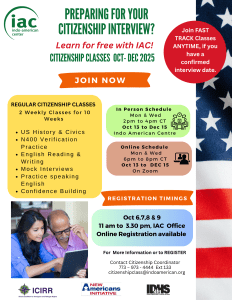 Citizenship Classes Winter Batch 2025